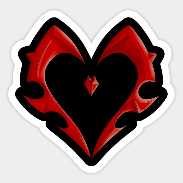 Horde Heart Sticker by Basilisk